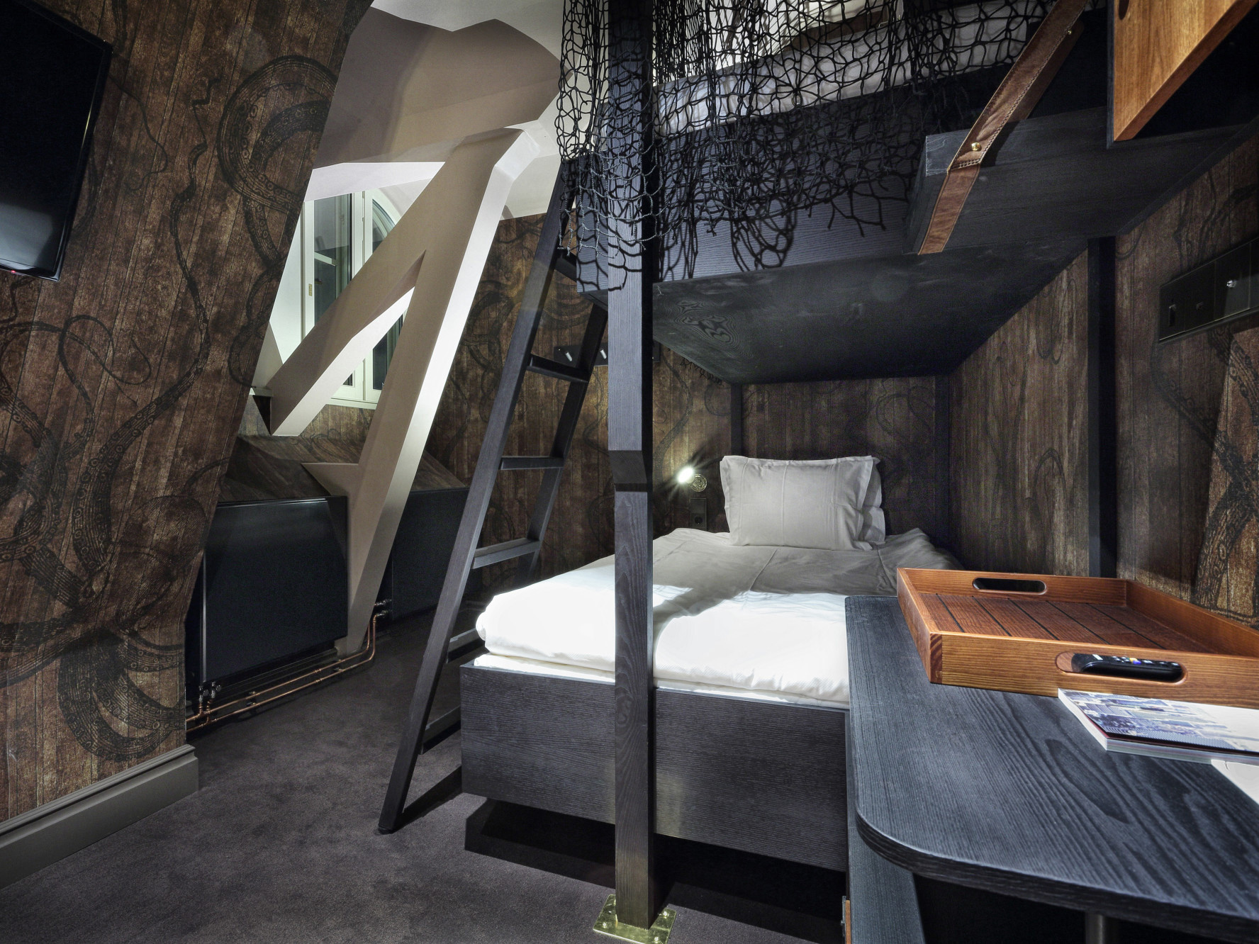 Koje mit Etagenbett: Zimmer Superstition