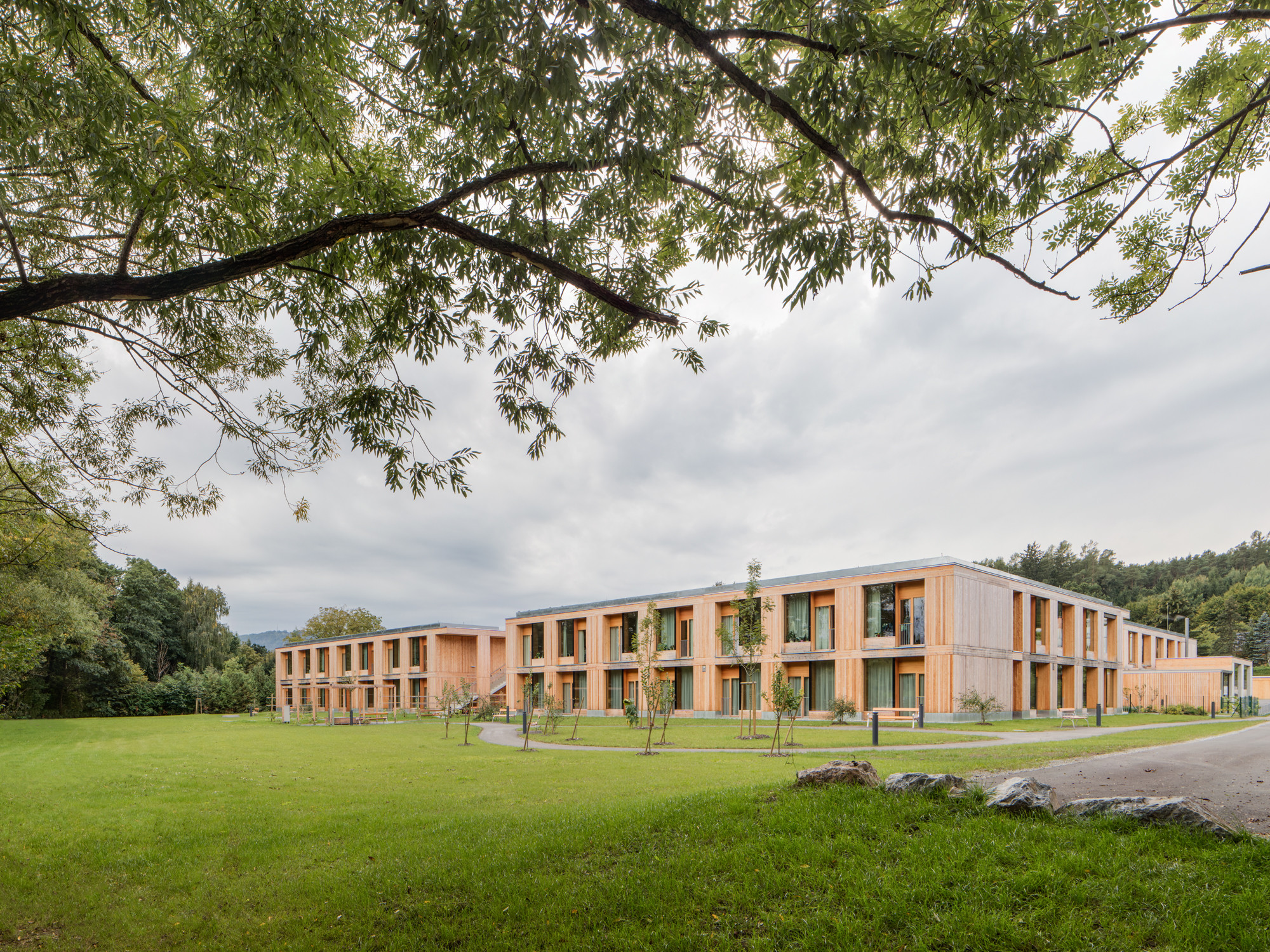 105 Bewohner haben in dem von Dietger Wissounig Architekten entworfenen Komplex Platz