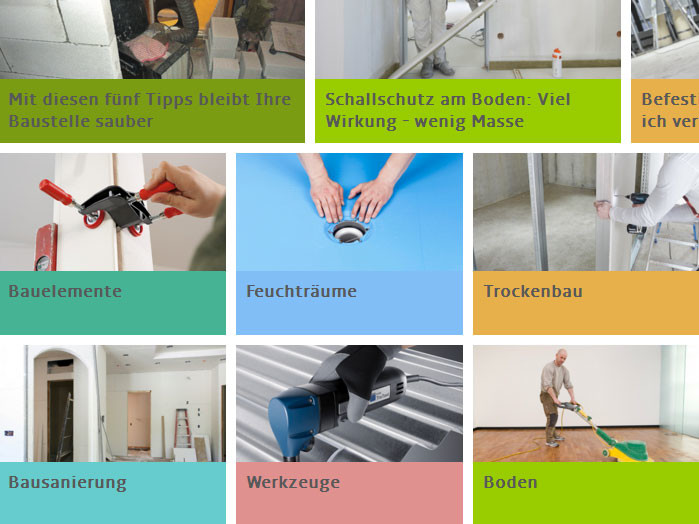 Hilfestellung bei Ausbauarbeiten