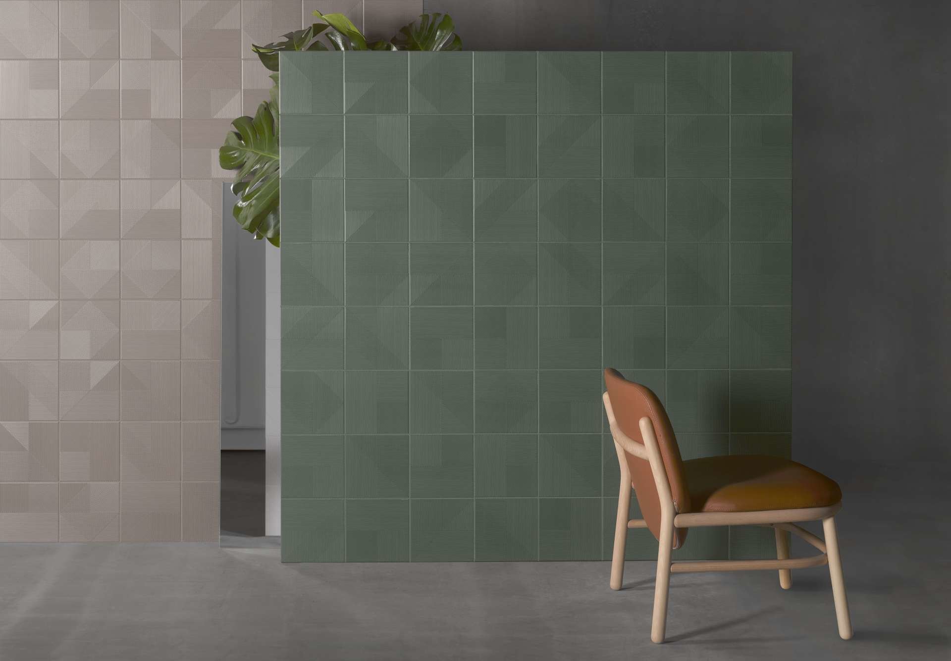 Somit entsteht ein lebendiges Wandbild von unterschiedlicher Farbintensität