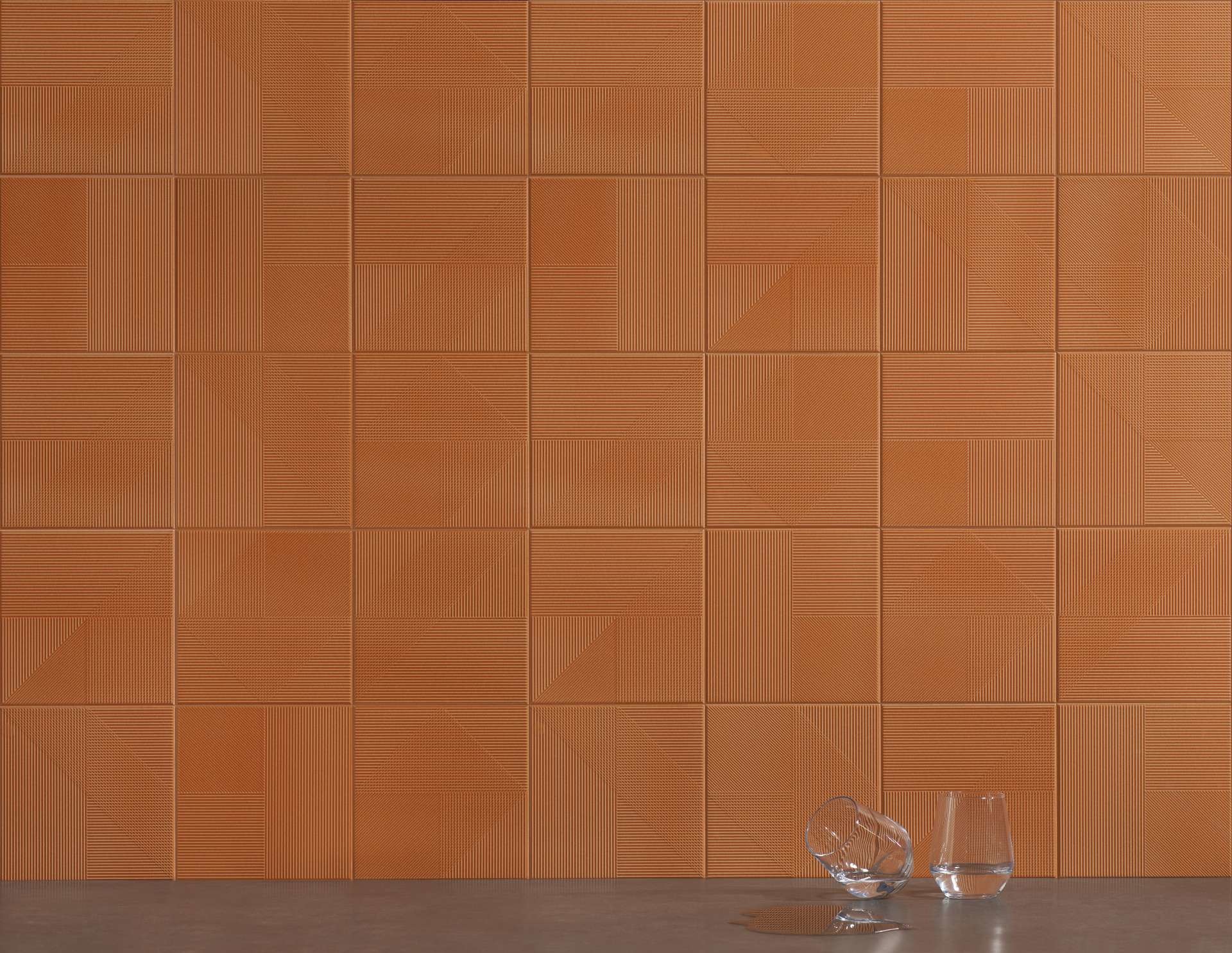 Die Serie umfasst vier Muster und neun Farben