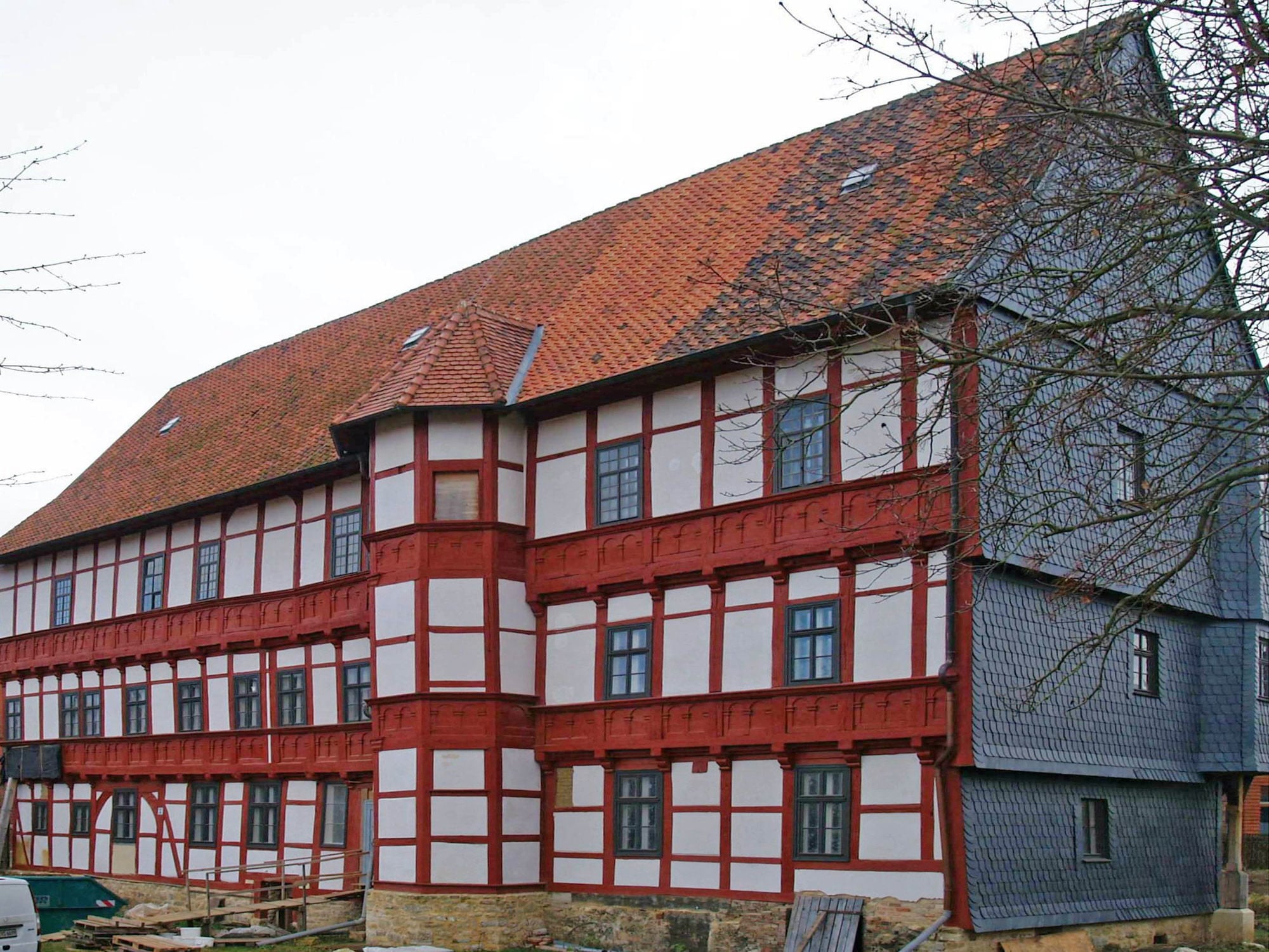 Nordfassade nach Abschluss der Renovierung