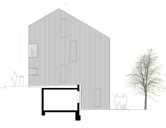 Wohnhaus in Stuttgart | Geneigtes Dach | Wohnen | Baunetz_Wissen