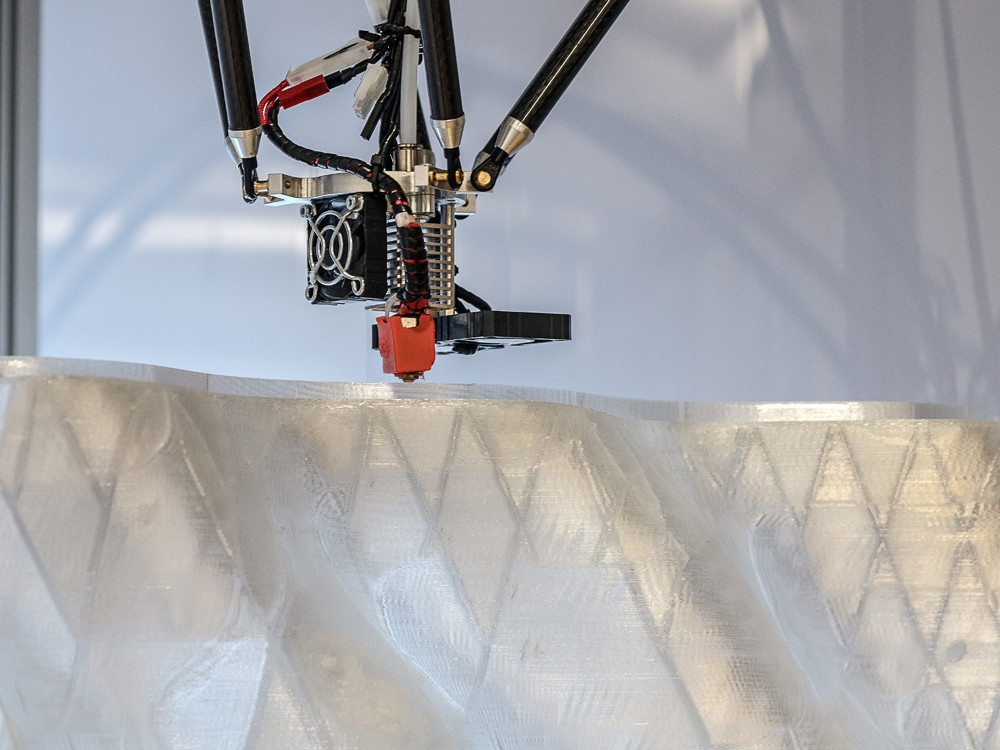 Architekten der Technischen Universität München haben ein multifunktionales und lichtdurchlässiges Fassadenelement entwickelt, das mit dem 3D-Drucker produziert werden kann