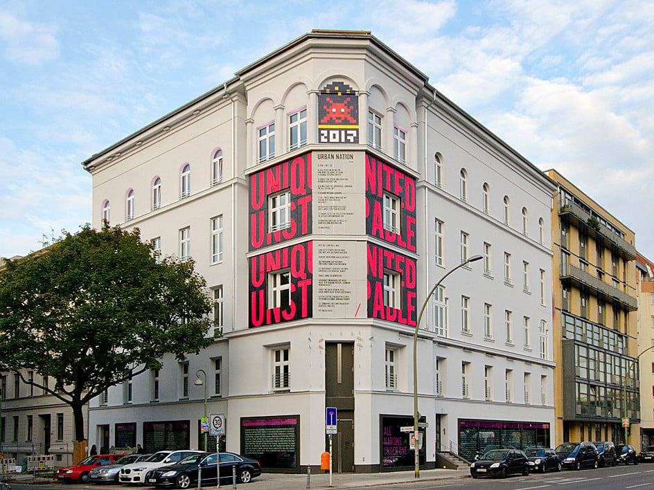Ein Gebäude für Street-Art ist das Urban Nation Museum for Contemporary Urban Art Stree-Art in Berlin Schöneberg