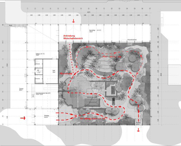 Tropenhalle Balinesischer Garten in Berlin Gebäudetechnik