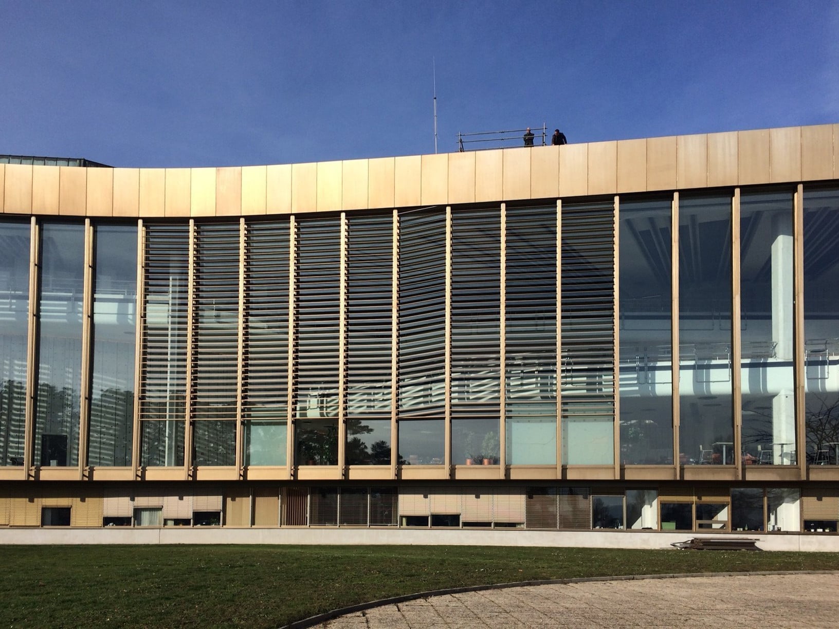 Nach der Sanierung erstrahlt die denkmalgeschützte Fassade der internationalen Organisation in Genf