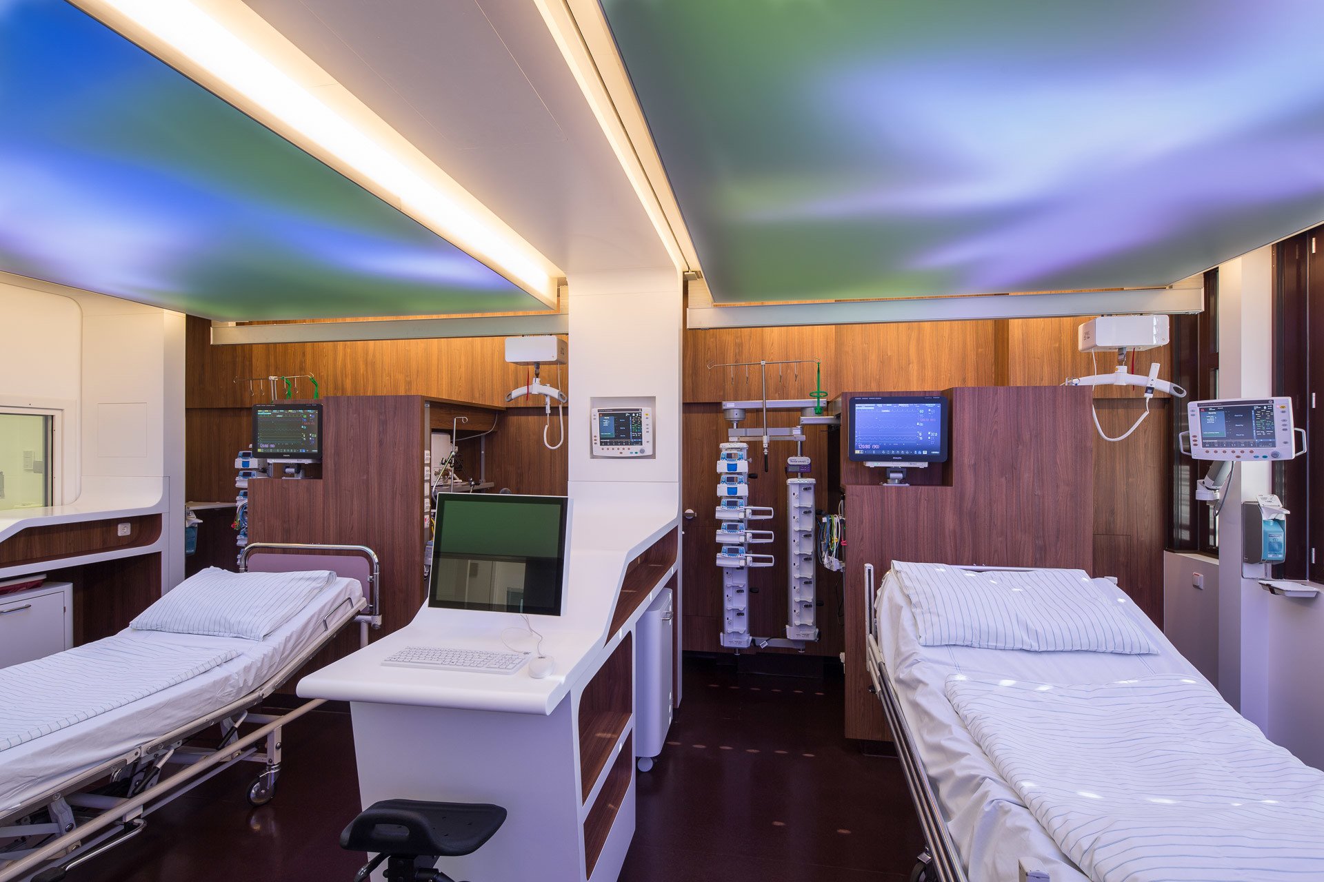 Patientenzimmer Der Charite Berlin Gesund Bauen Sonderbauten