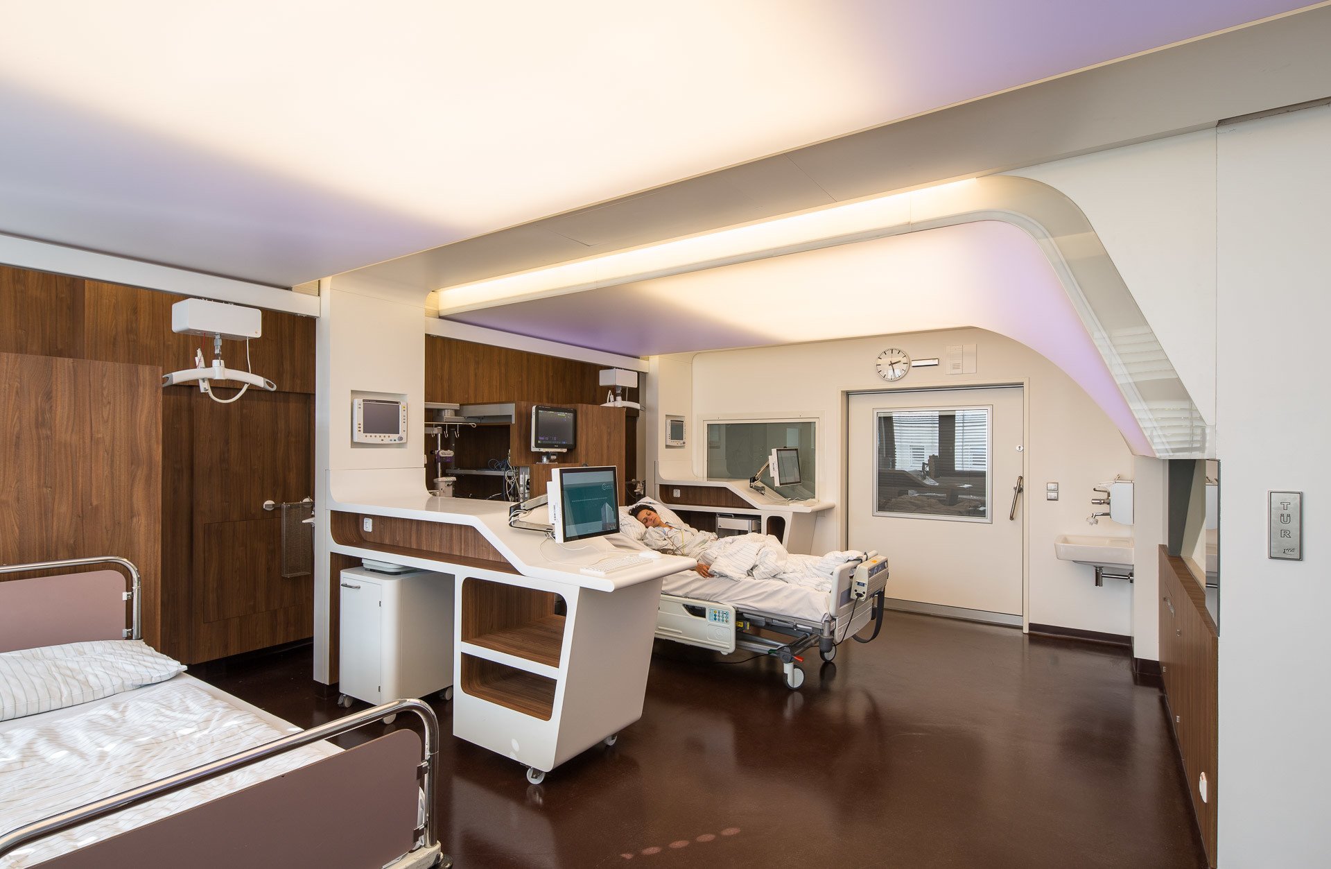 Patientenzimmer Der Charite Berlin Gesund Bauen Sonderbauten