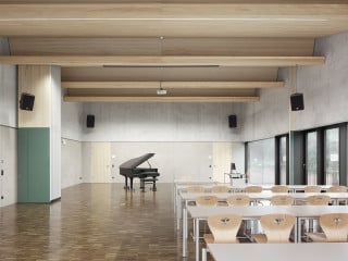 Platzmangel machte eine Erweiterung des Gymnasiums Egg im Bregenzer Wald notwendig