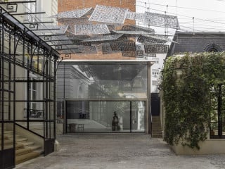 Pavillon der Norman Foster Foundation in Madrid