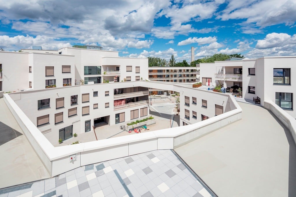 Genossenschaftliche Wohnanlage Wagnisart In Munchen Gebaudetechnik Wohnen Baunetz Wissen