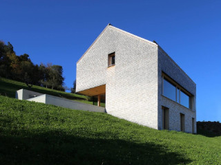 Im schweizerischen Bottenwil haben Jury Troy Architects ein Wohnhaus für eine Familie an den Hang gebaut
