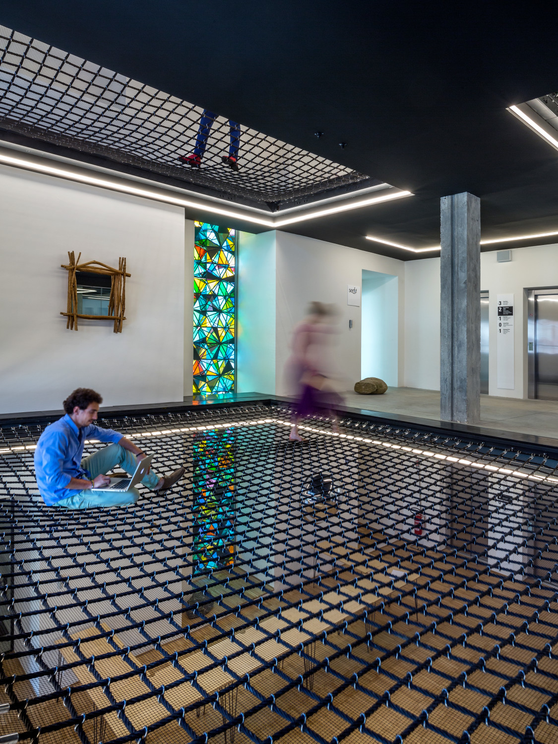 Modernisierung der Fondazione Agnelli in Turin Elektro Büro/Gewerbe