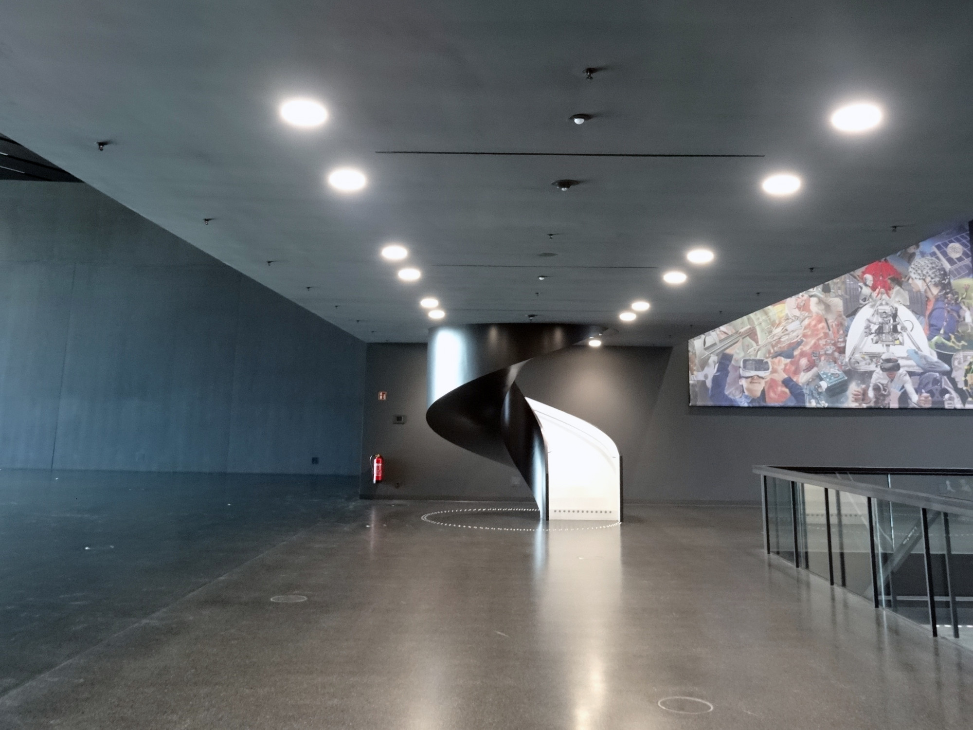 Deckeneinbaustrahler im Futurium Berlin, Architekten: Richter Musikowski