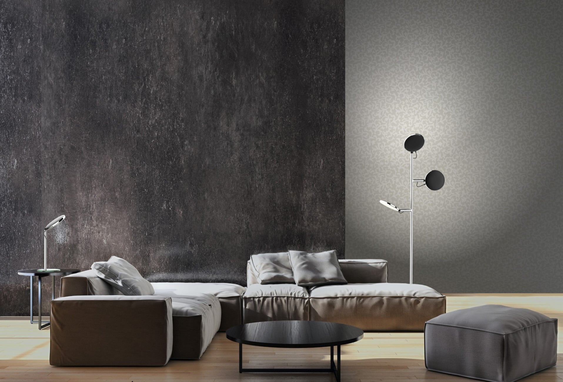 Steh- und Leselampe des Lichtsystems Avveni von Sattler für atmosphärische Beleuchtung