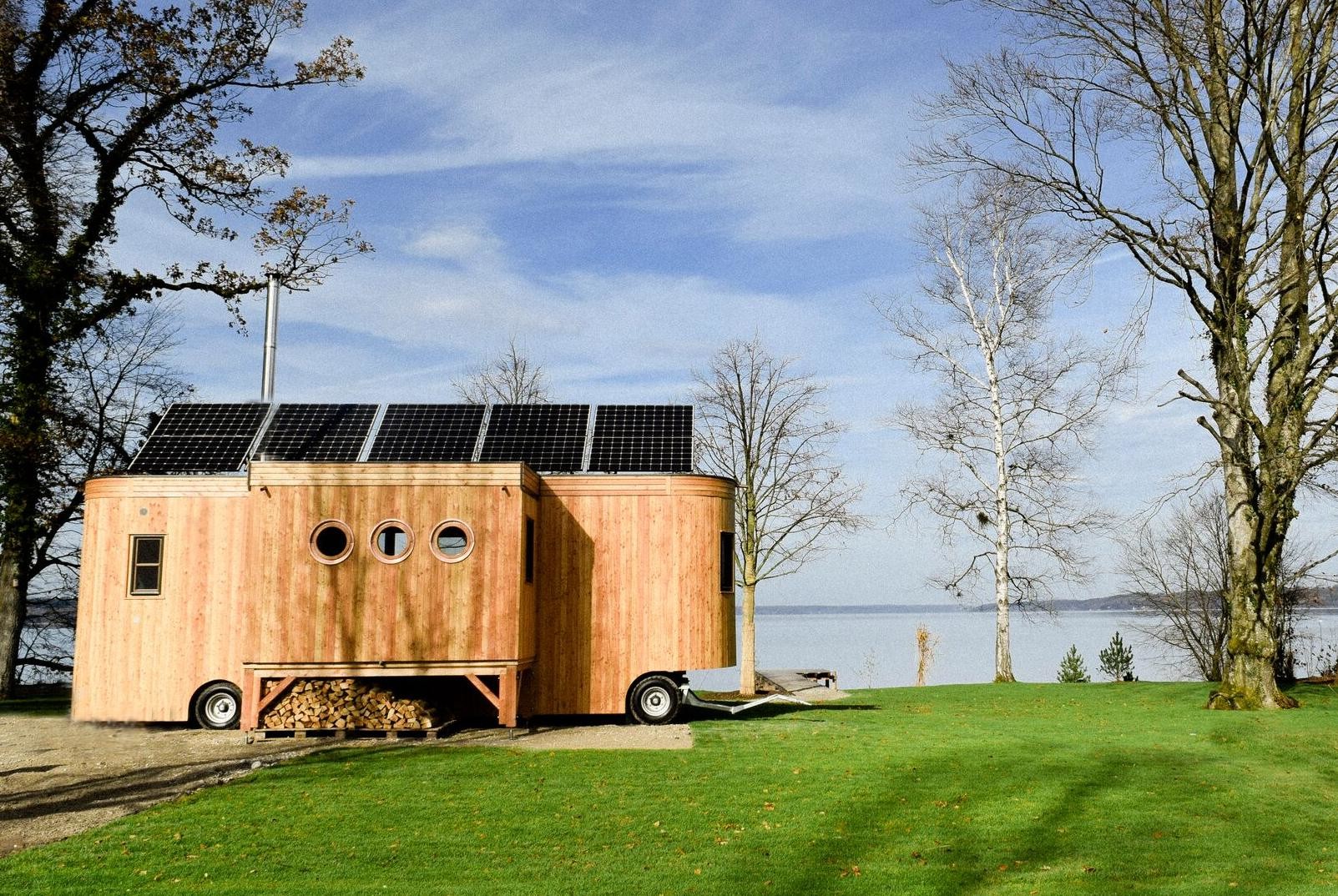 Transportables Und Autarkes Mikrohaus Wohnwagon Gesund Bauen Sonderbauten Baunetz Wissen