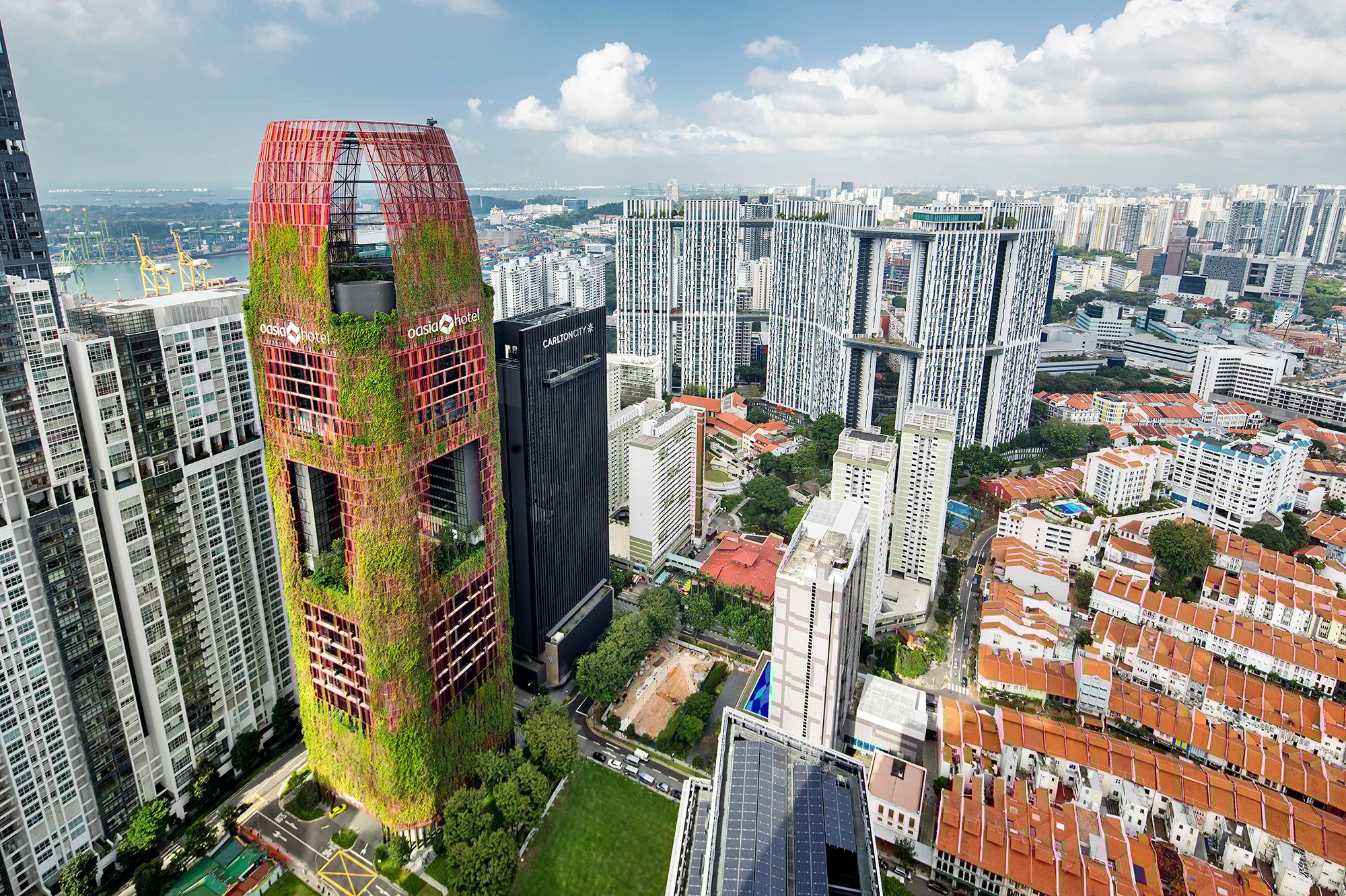 Oasia Hotel Downtown In Singapur Fliesen Und Platten Hotel Gastronomie Baunetz Wissen