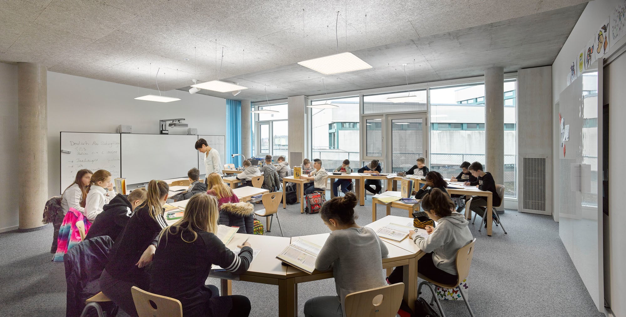 anna proll mittelschule in gersthofen dammstoffe kultur bildung baunetz wissen