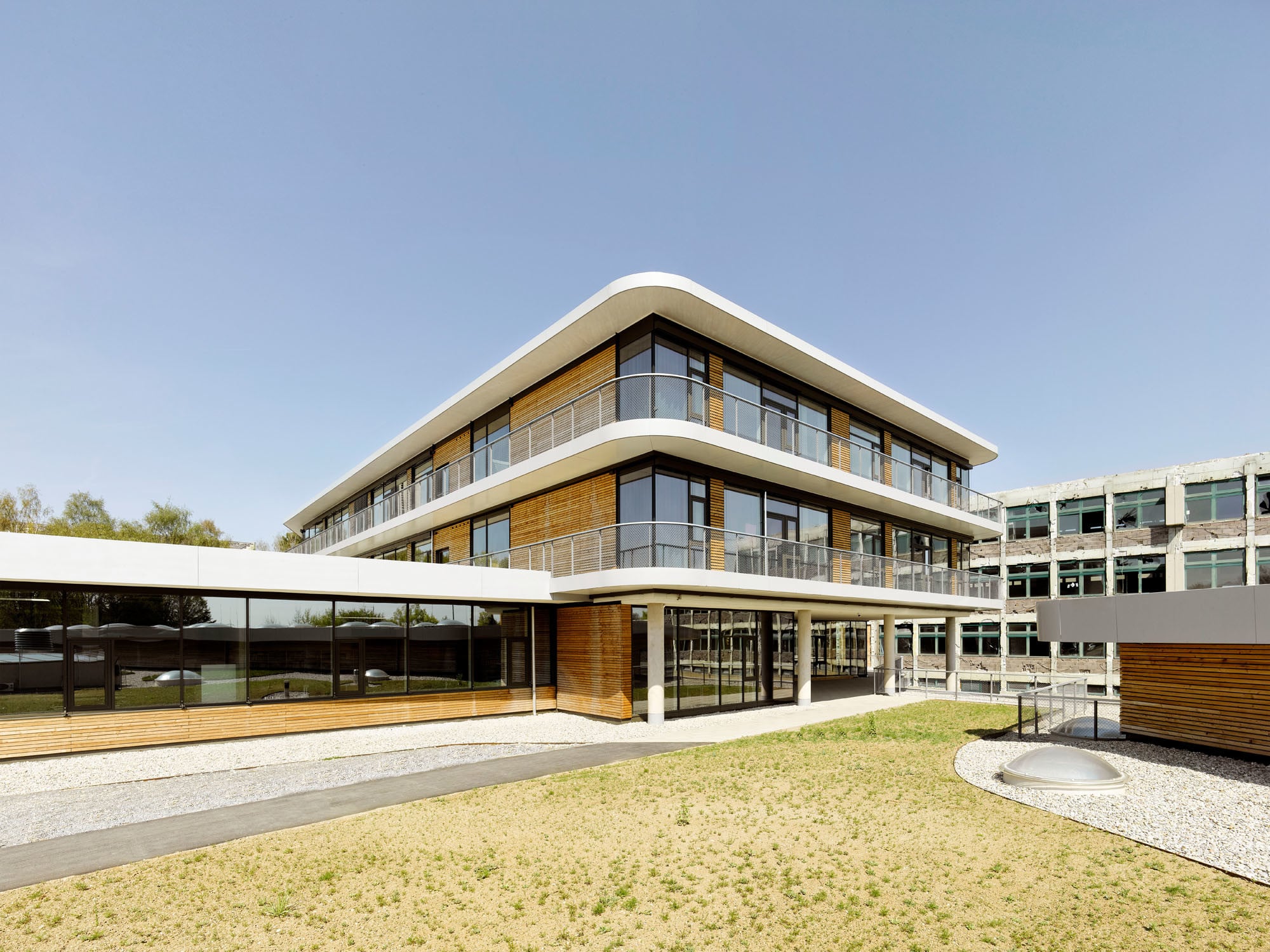 anna proll mittelschule in gersthofen dammstoffe kultur bildung baunetz wissen