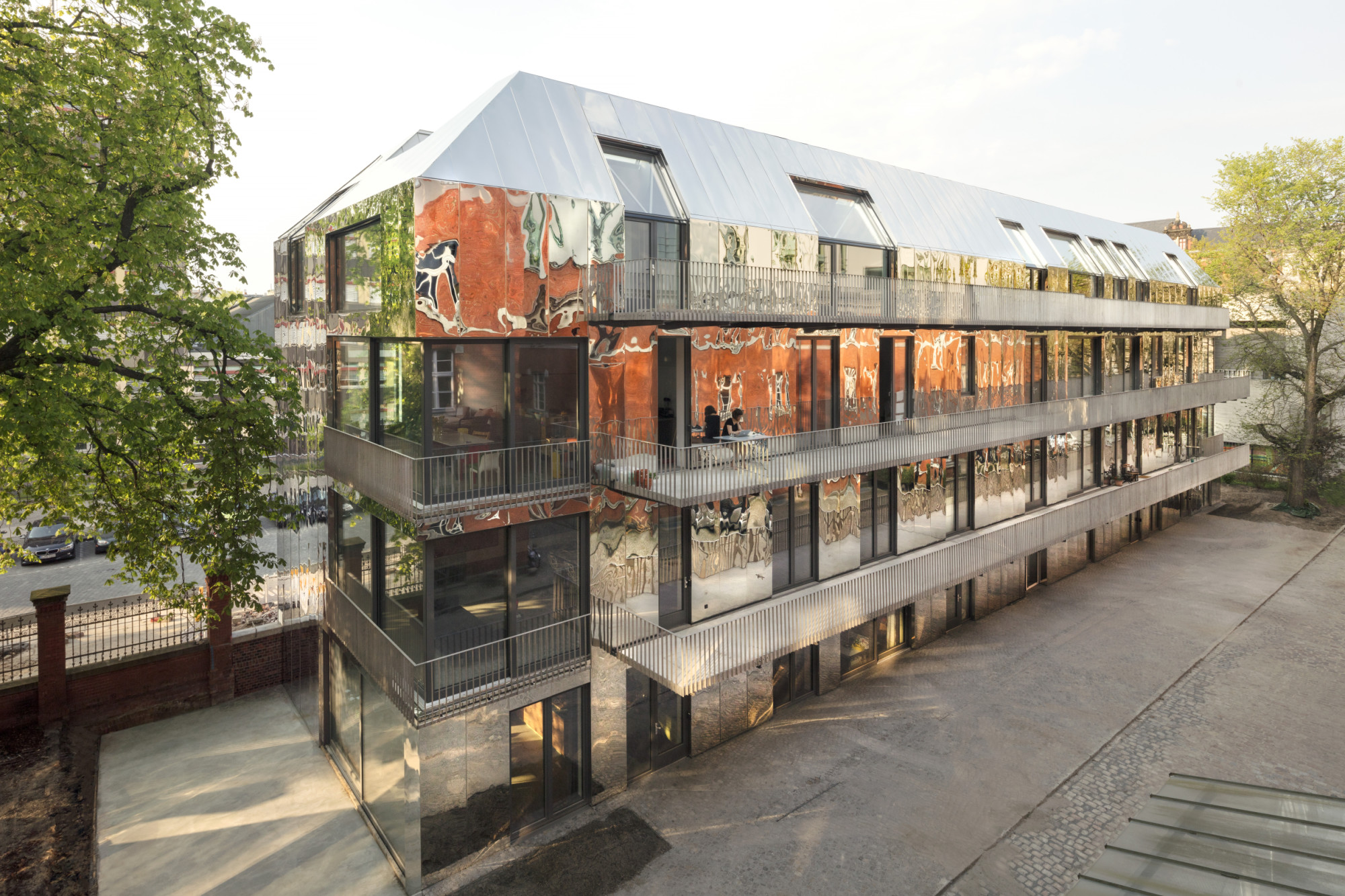 wohn und atelierhaus in berlin fassade wohnen baunetz wissen