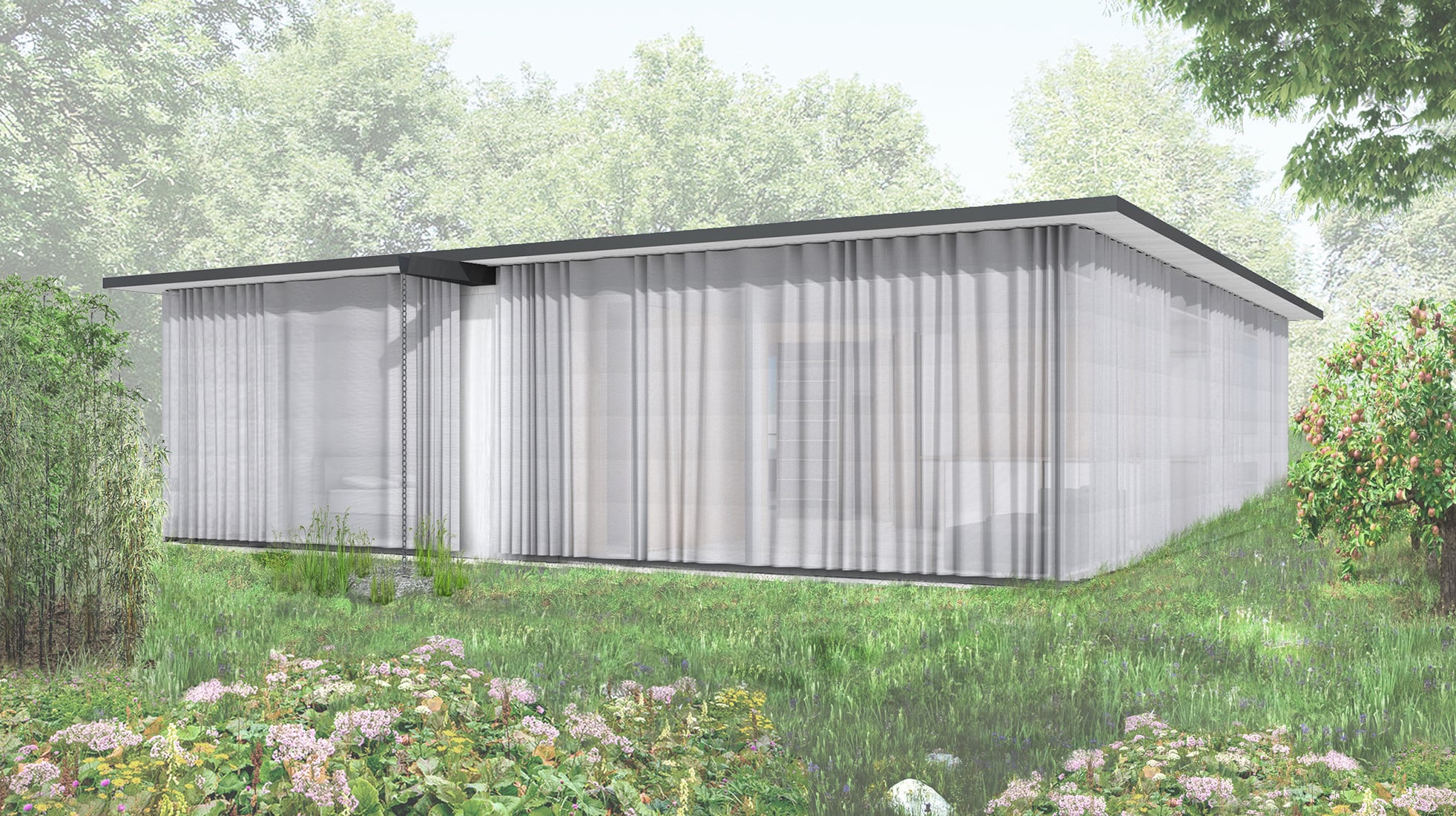 movable house in riehen flachdach wohnen baunetz wissen