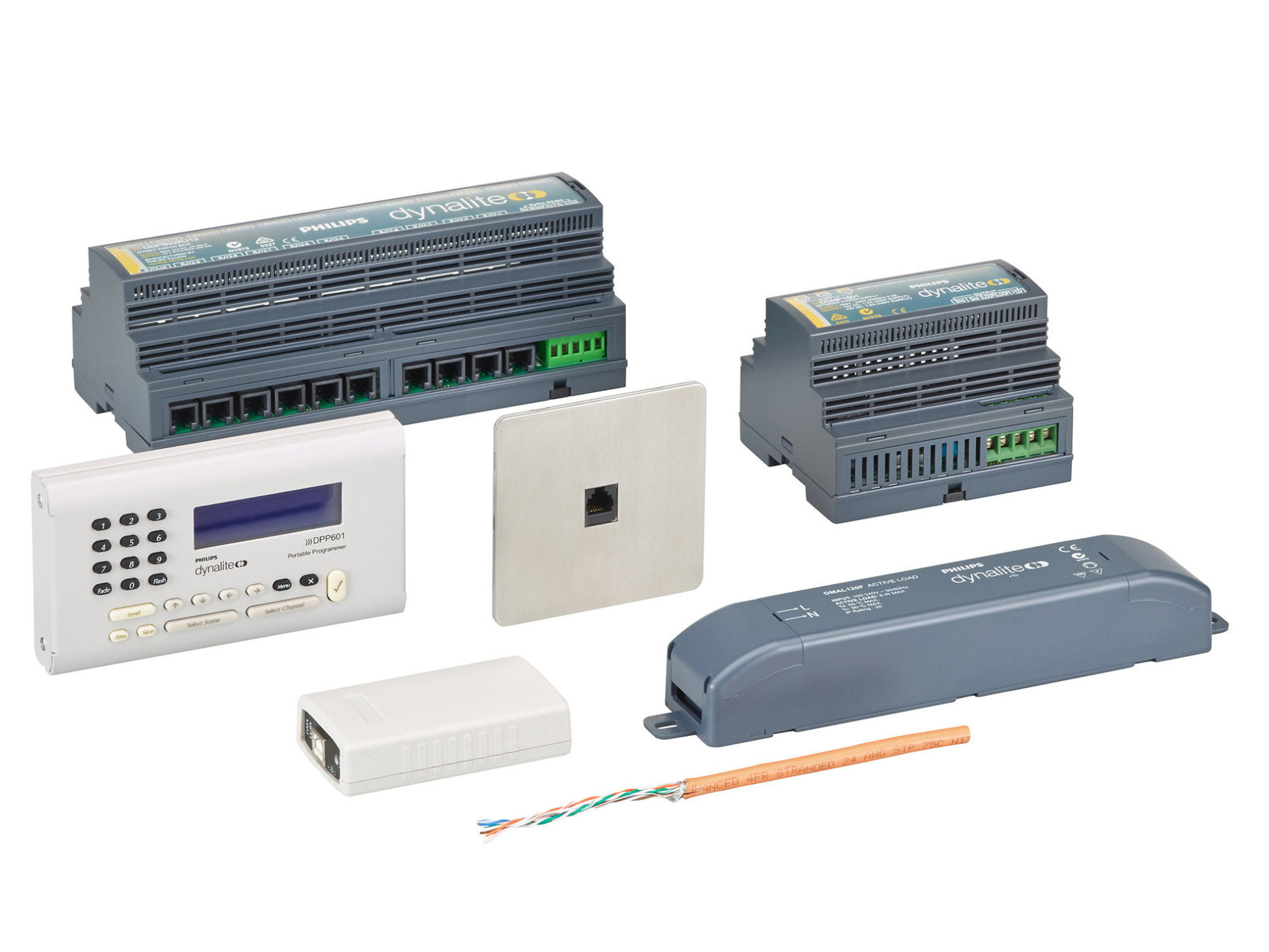 Dynalite ist ein modular aufgebautes System zur Lichtsteuerung und Gebäudeautomation