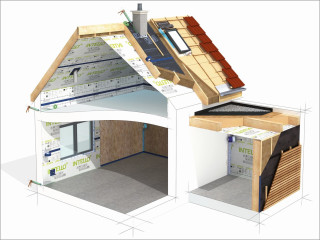 Die feuchtevariable Dampfbremse pro clima Intello von Moll erfüllt als zertifizierte Passivhauskomponente hohe Anforderungen an die Luftdichtigkeit, ist schadstoffarm und beugt Feuchtigkeitsschäden vor.