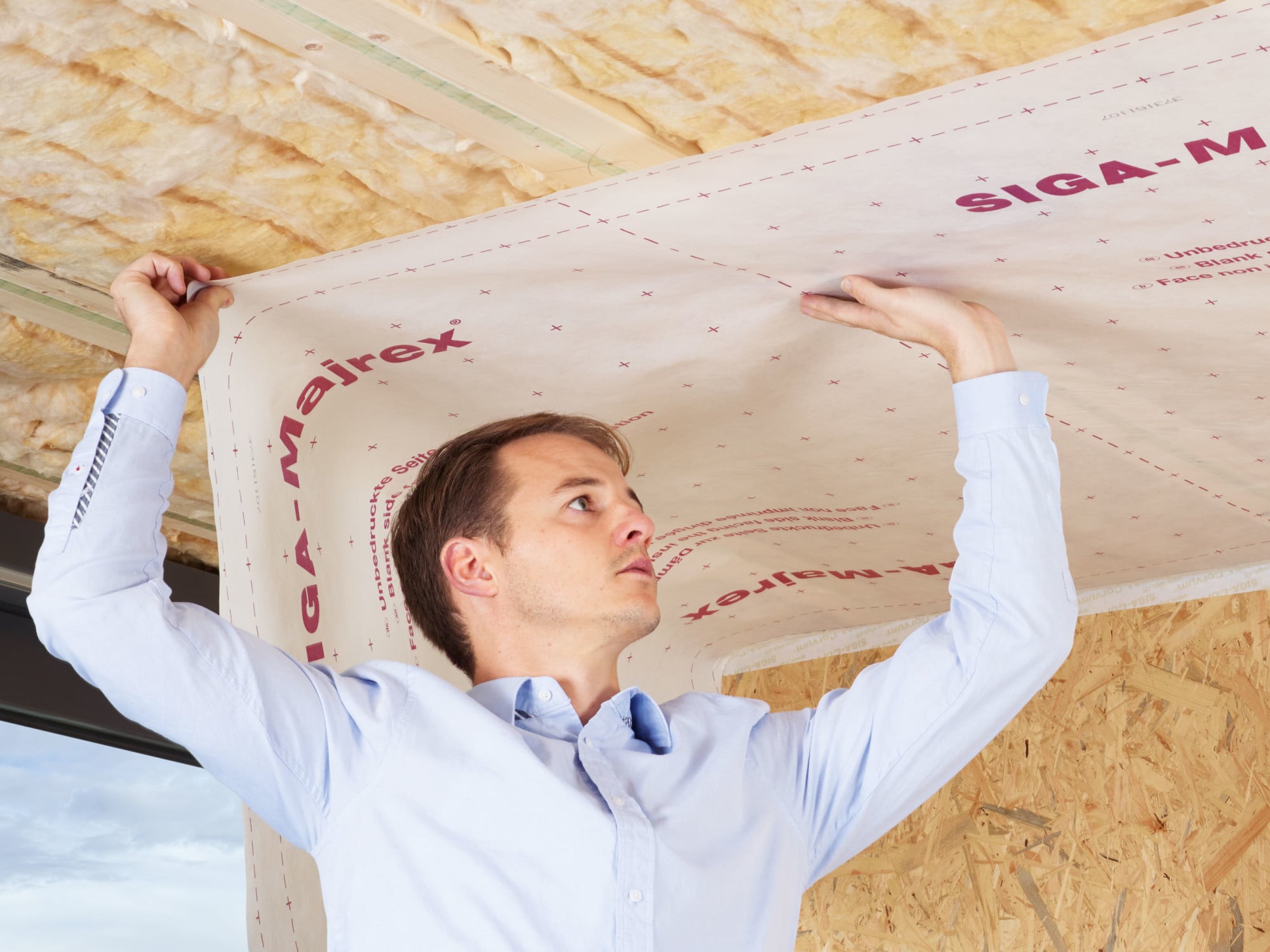 Die Dampfbremse Majrex wurde speziell für bauphysikalisch kritische Bauteilaufbauten entwickelt.