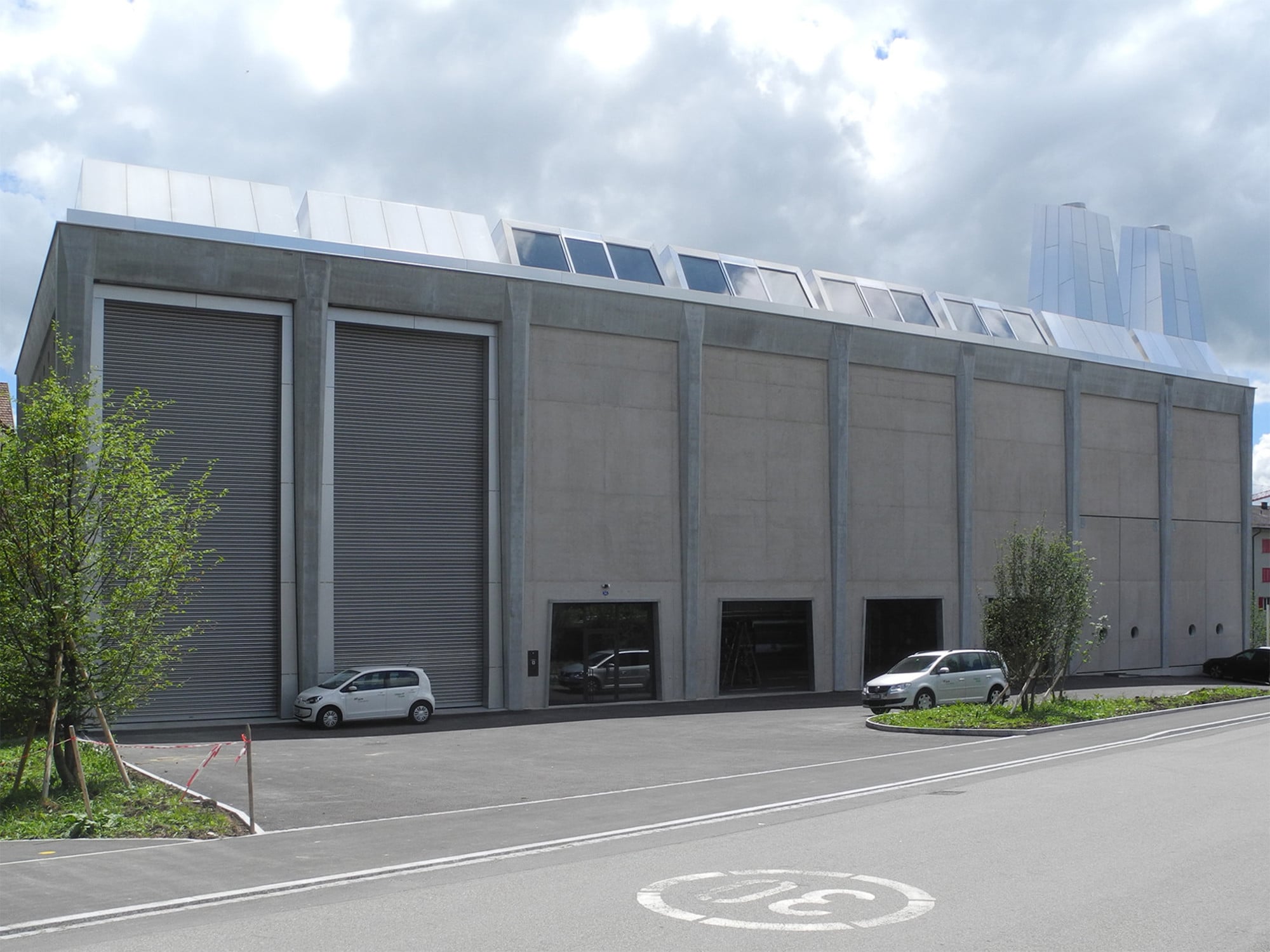 Im St. Gallener Stadtteil Waldau steht der Prototyp für eine Fernwärmezentrale der Stadtwerke.