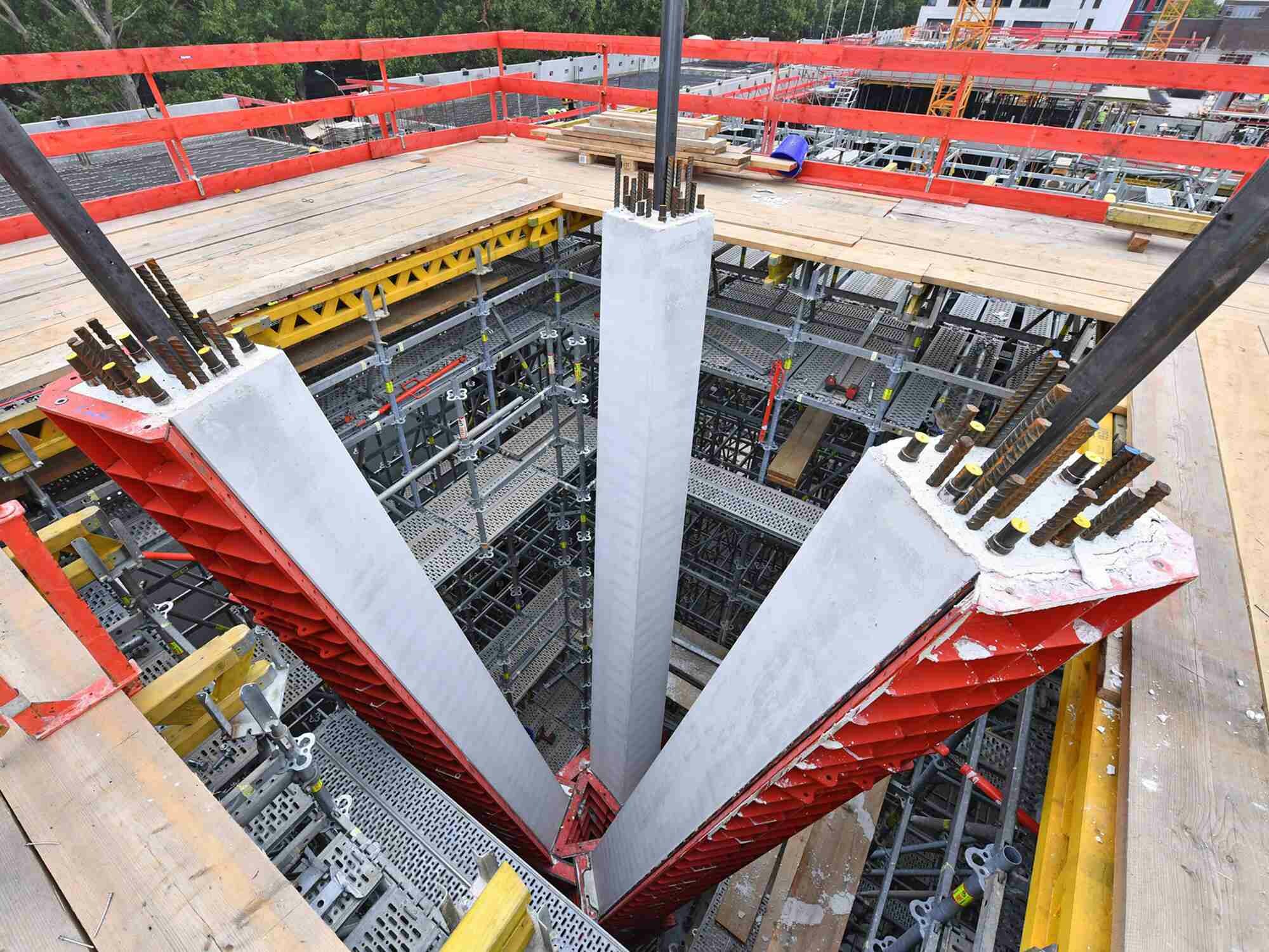 Der Bau der neuen Hauptverwaltung von HeidelbergCement bietet Raum für Experimente.