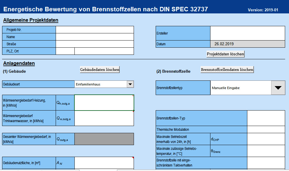 Um die energetische Bewertung von Brennstoffzellenheizgeräten im Rahmen der EnEV zu vereinfachen, hat die Initiative Brennstoffzelle ein Berechnungsschema veröffentlicht.