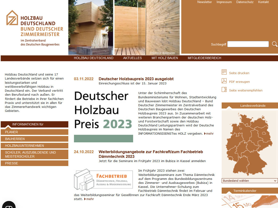 Holzbau Deutschland – Bund Deutscher Zimmermeister
