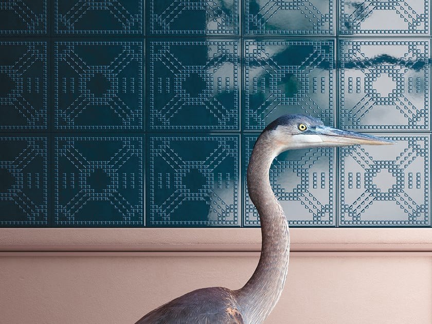 Die dreidimensionalen geometrischen Strukturen der Kollektion Dekorami aus dem Hause Ceramica Vogue erinnern trotz ihrer zeitgenössischen Sprache an Elemente aus der Vergangenheit.