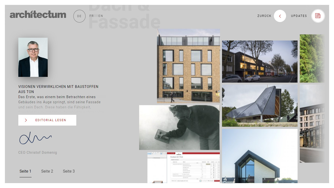 Die 26. Ausgabe hat das Thema Dach & Fassade.