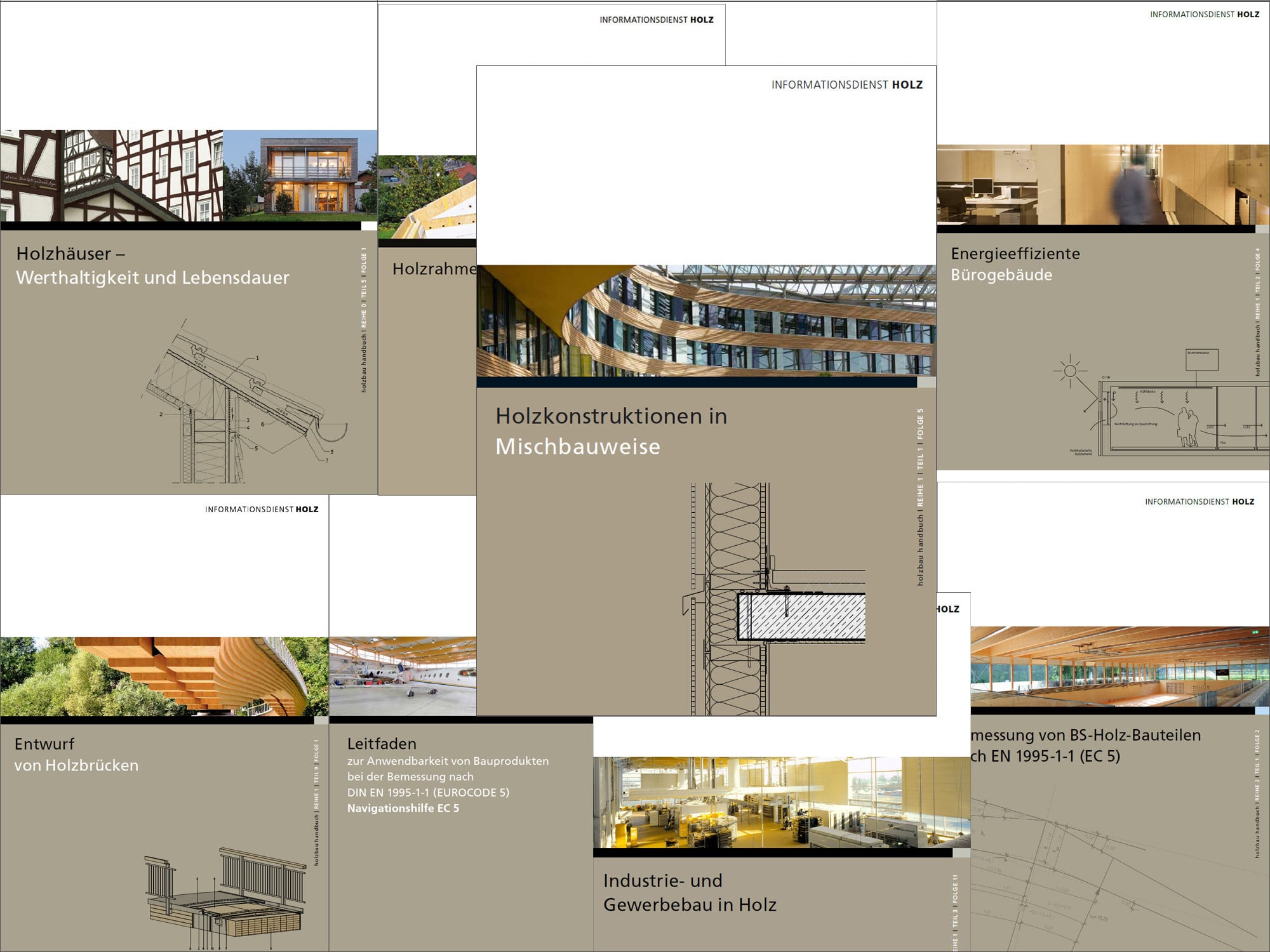 Mit dem Holzbau Handbuch stellt der Informationsdienst Holz auf seinen Internetseiten ein umfassendes Nachschlagewerk in fünf Reihen zur Verfügung. 
