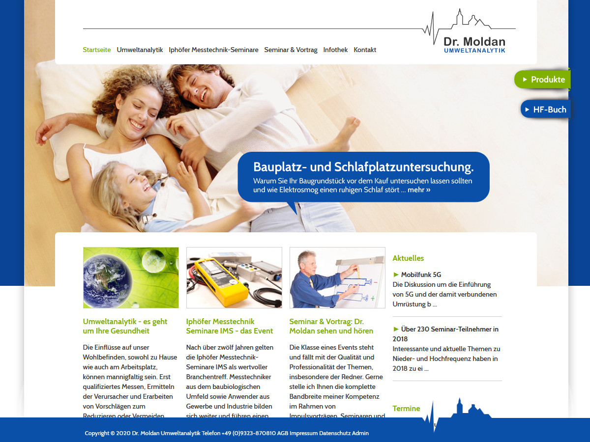Informationsportal für den Schutz vor Elektrosmog