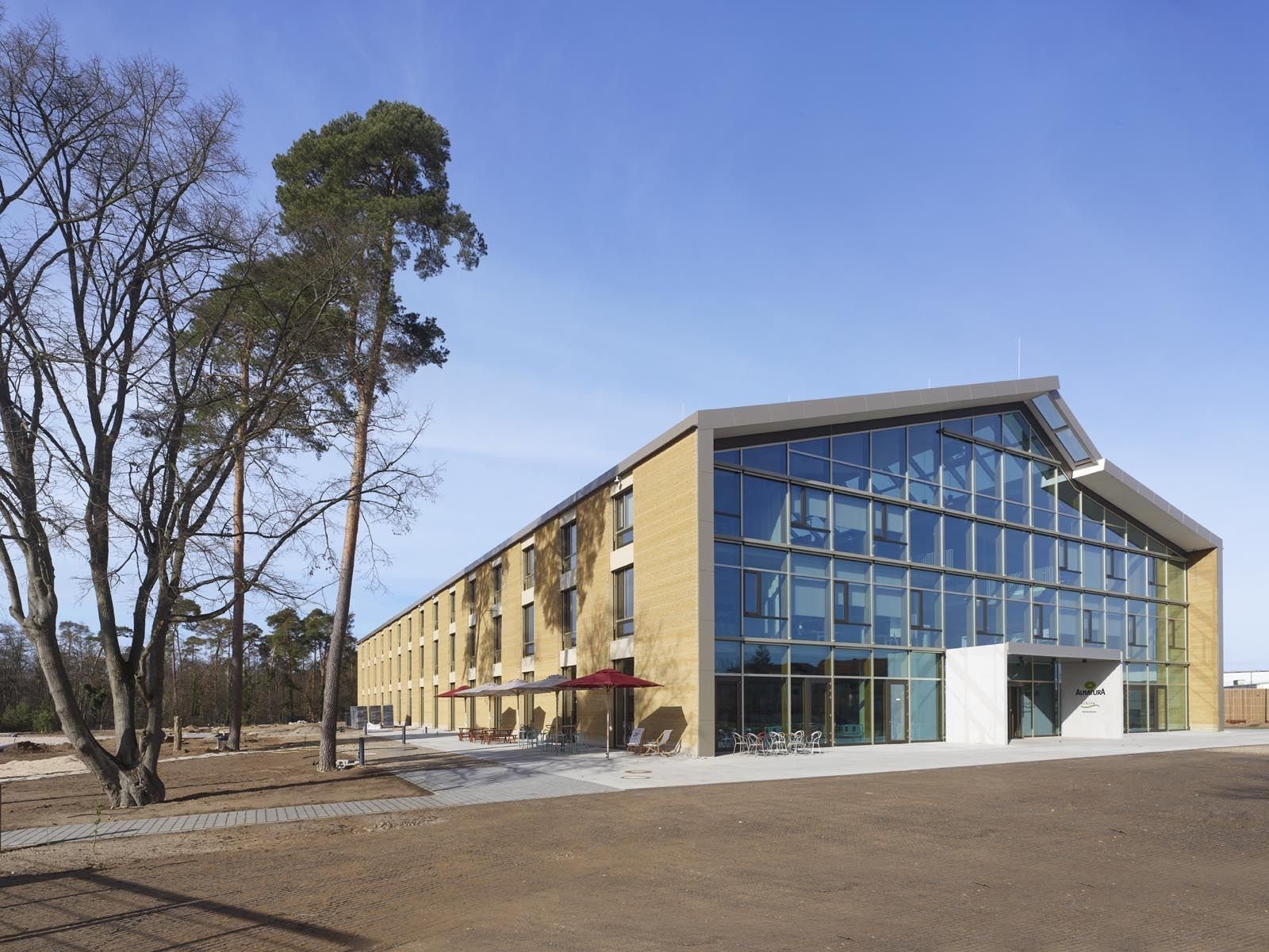 Firmenzentrale Alnatura in Darmstadt Gesund Bauen Büro/Arbeiten