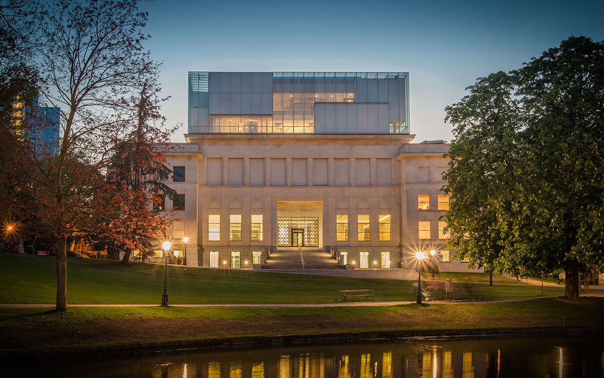 Das Maison de l’Histoire européenne ist Teil des Leopold Parks und entstand als Ergebnis eines vom EU-Parlament ausgelobten Wettbewerbs.