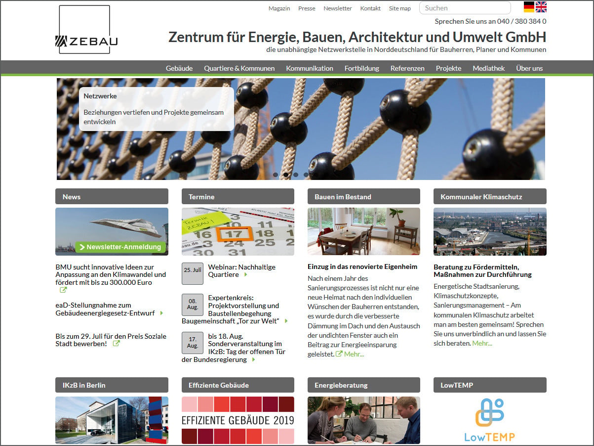 Zentrum für Energie, Bauen, Architektur und Umwelt (ZEBAU)