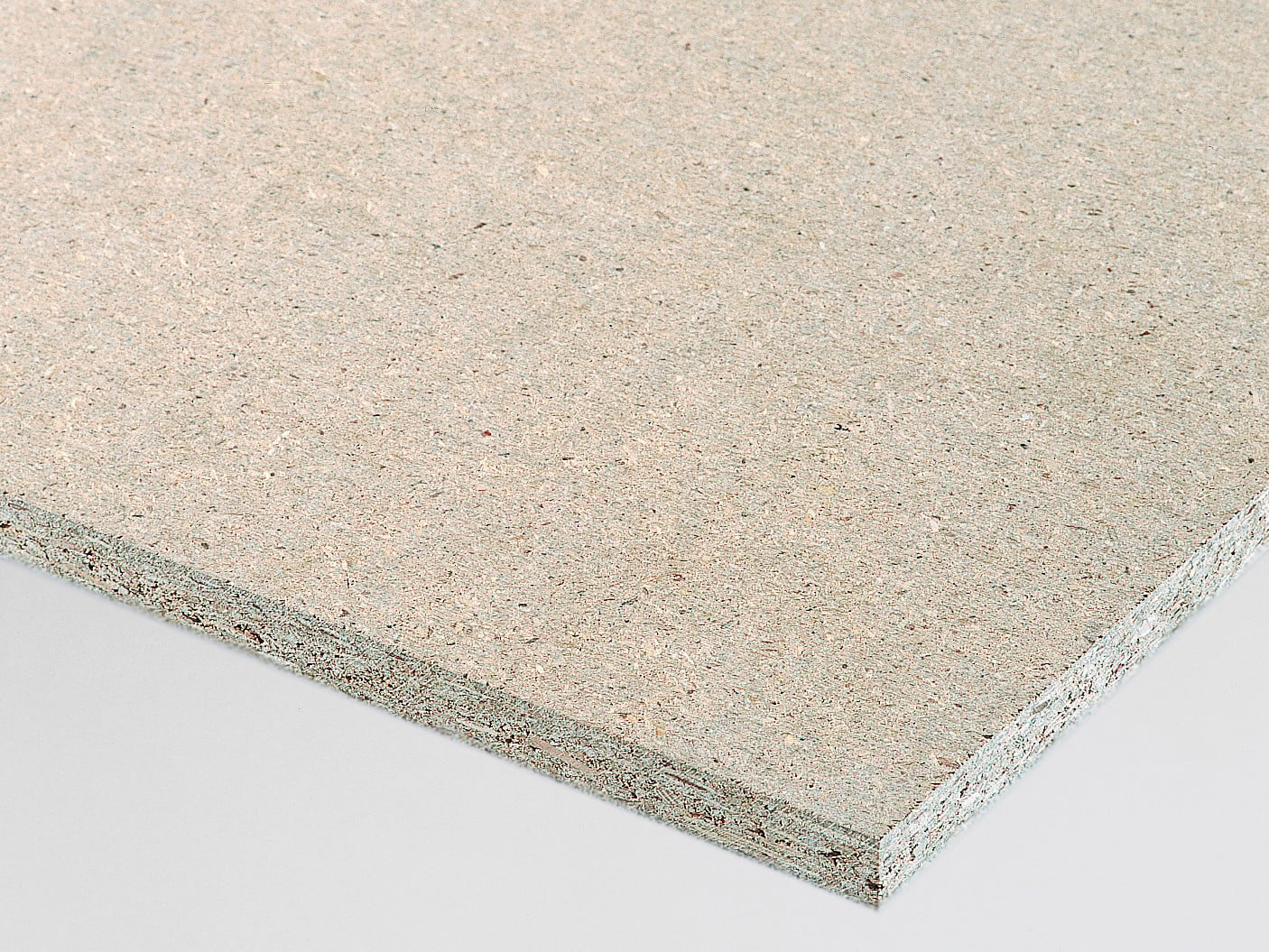 Herkömmliche Spanplatten finden meist im Ausbau Verwendung.