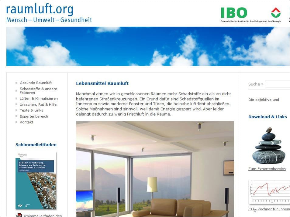 Raumluft: Mensch – Umwelt – Gesundheit