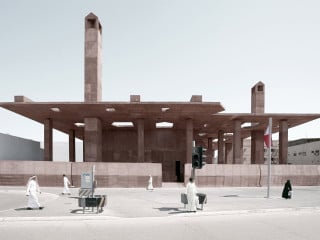 Das Besucherzentrum Pearling Site von Valerio Olgiati bildet den Auftakt zur Weltkulturerbestätte in Muharraq.