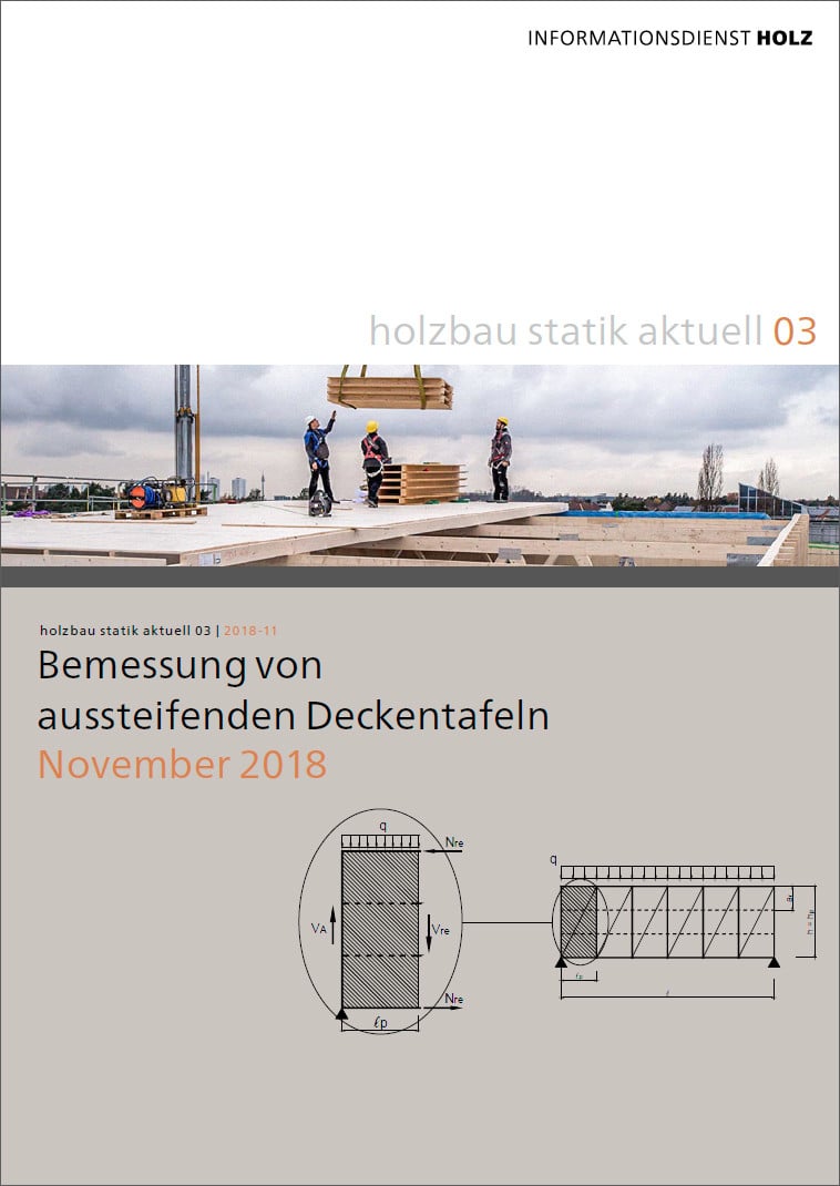 Holzbau Statik Aktuell 03: Bemessung von aussteifenden Deckentafeln