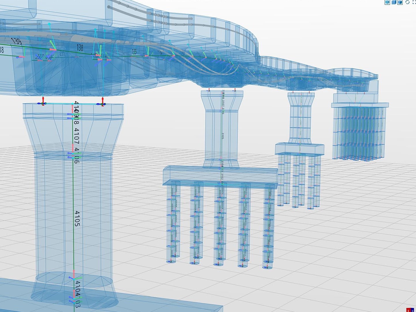 Das Programm Allplan Bridge leitet die Statik direkt aus dem 3D-Planungsmodell ab. 
