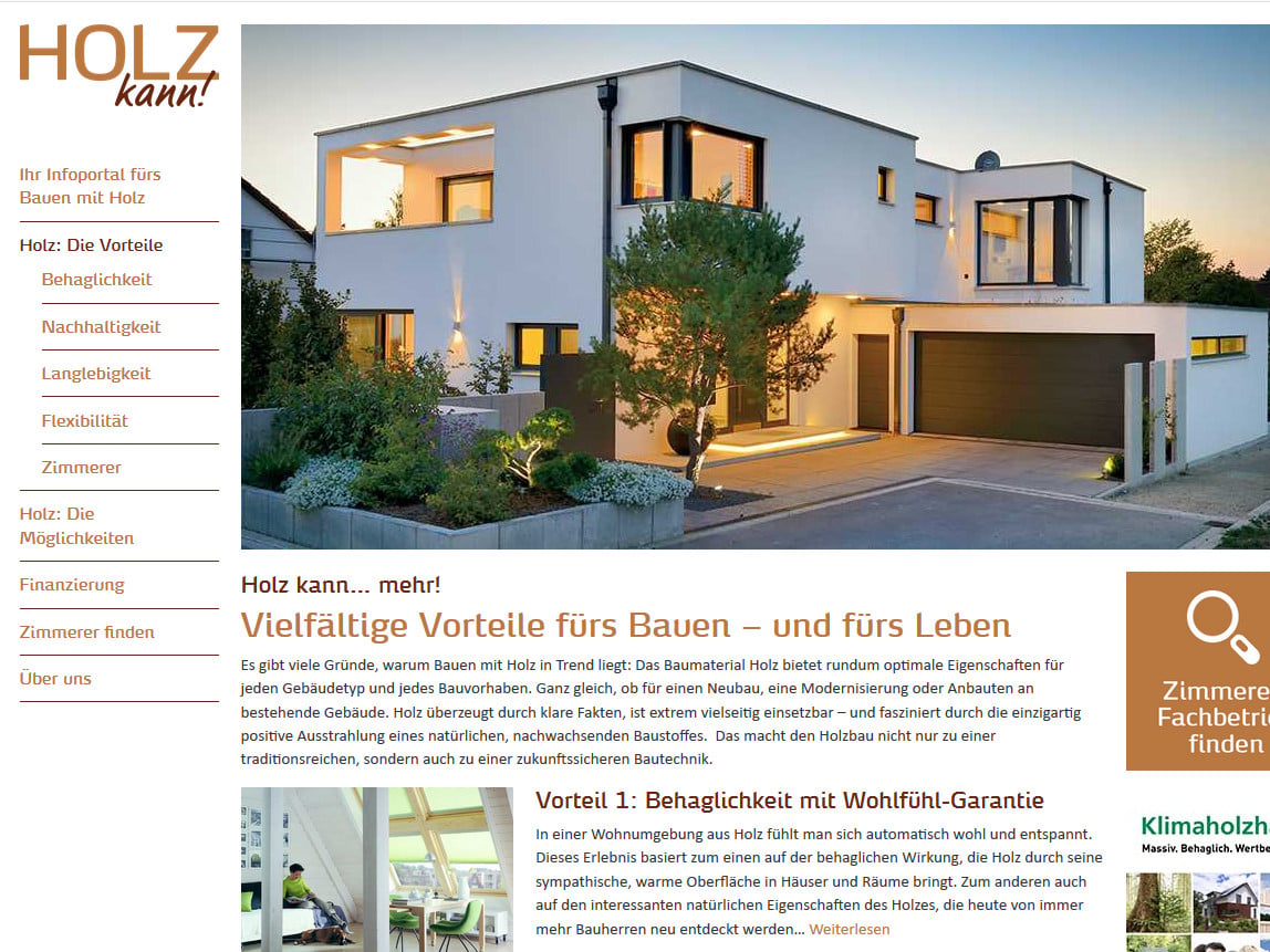 Holz kann