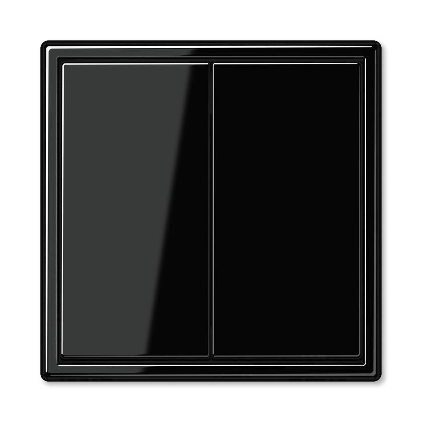 Eine Möglichkeit, die Taster an beliebigen Stellen im Raum zu platzieren, bietet beispielsweise die Verwendung von EnOcean-Funktastern, die keine externe Stromversorgung benötigen (im Bild: Funk-Wandsender im Schalterdesign LS 990).