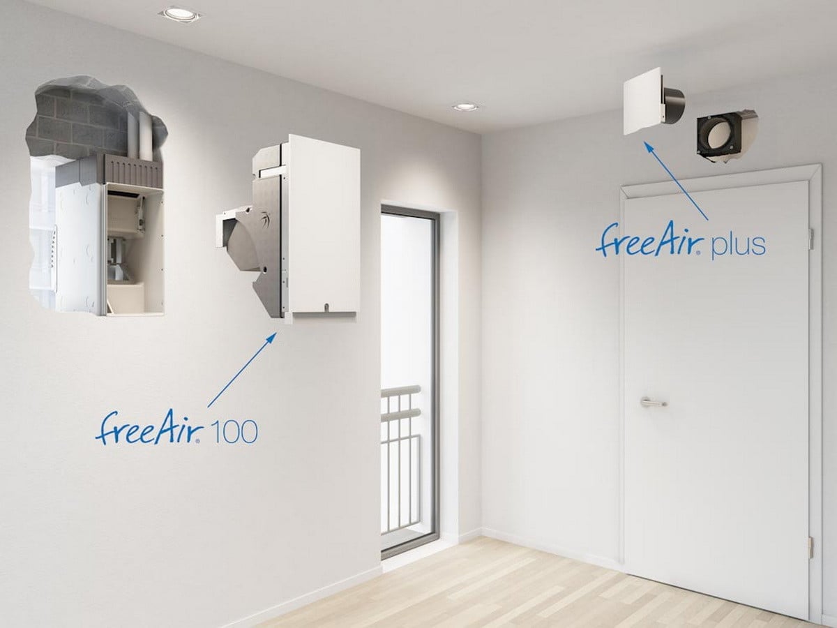 Das Lüftungssystem freeAir von bluMartin ist zertifiziert mit dem Effizienzlabel A+ für Passivhäuser.