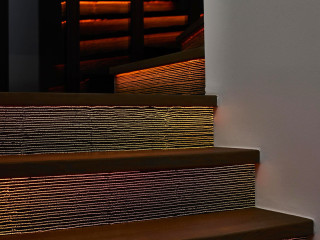 Lucem stellt LED-Lichtbetonplatten her, die Wände und Treppenstufen zum Leuchten bringen.