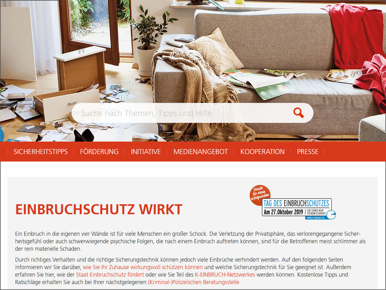 Tipps zur Einbruchsicherung